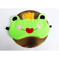 DieSchnukkis Schlafmaske, Schlafbrille Frosch Froschkönig frauen kinder unisex Reise-Zubehör Reise-Accessoire Spa-maske Augenbinde