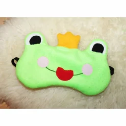 DieSchnukkis Schlafmaske, Schlafbrille Frosch Froschkönig frauen kinder unisex Reise-Zubehör Reise-Accessoire Spa-maske Augenbinde