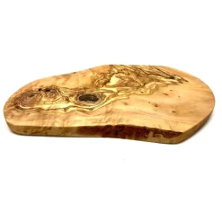 Clearance Olivenholz erleben Schneidebrett RUSTIKAL (L30-34 cm) aus Olivenholz