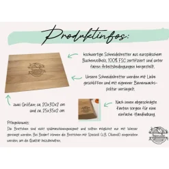 Discount Niepercoolen Schneidebrett, Servierbrett, Käsebrett aus Buchenholz: Meeresschildkröte, 100% FSC, personalisierbar, Geburtstag