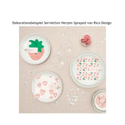 AmOlenDiek Servietten Herzen 20 Stück