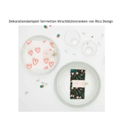 AmOlenDiek Servietten Kirschblütenranken 20 Stück-Packung