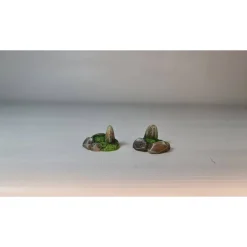 Alarnas Welt Set aus Gartendekorationen – Miniaturmodelle, unbemalt