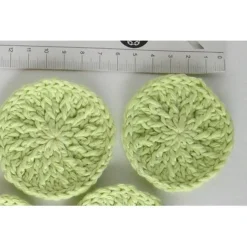 Discount Dorotheas-Handarbeiten Set Waschlappen Dusch-Schwamm 7 Kosmetikpads, Seifentuch, Waschhandschuh, Peelinghandschuh, Waschlappen, Massagelappen,