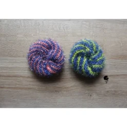 *Bastellieschen* Spülschwamm gestrickt aus Bubble Garn (2 Stück)