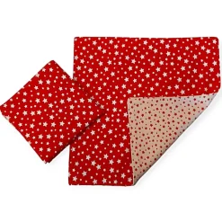 Afrosteff Stoffservietten 2er Set, Sterne