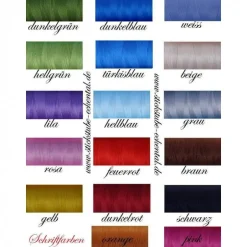 Clearance Stickstube Eckental Stoffservietten Personalisiert mit Monogramm