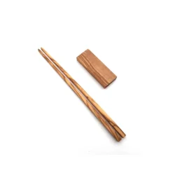 Best medina mood Sushi Essstäbchen Länge 23 cm inklusive Halter, Chopsticks, handgefertigt aus Olivenholz, Hochwertig, Geschenk.