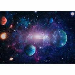 nikima T-06 Fototapete Weltall Planeten Vliestapete Kinderzimmer Tapete inkl. Kleister