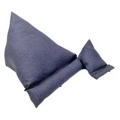 Tablet-Zubehör^Afrosteff Tabletkissen, Handysitzsack, Kissen für E-Books Reader, Buchkissen blau