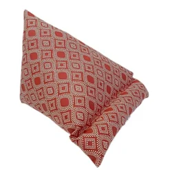 Tablet-Zubehör^Afrosteff Tabletkissen, Handysitzsack, Kissen für E-Books Reader, Buchkissen rot gemustert