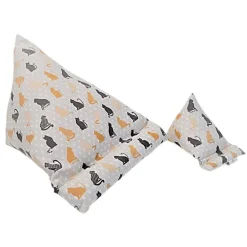 Afrosteff Tabletkissen "Katzen", Handysitzsack, Kissen für E-Books Reader, Buchkissen