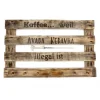 Wandregale^green4upcycle Tassenhänger aus Palettenholz, für Harry Potter Fans, mit Zauberstab upcycle, Rustikal, Unikat, Kaffeebar