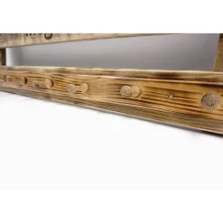 Wandregale^green4upcycle Tassenhänger aus Palettenholz, für Harry Potter Fans, mit Zauberstab upcycle, Rustikal, Unikat, Kaffeebar