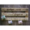Wandregale^green4upcycle Tassenhänger aus Palettenholz, Kaffee... weil ... für Kaffeebar, Küche, Upcycling, Handgemacht