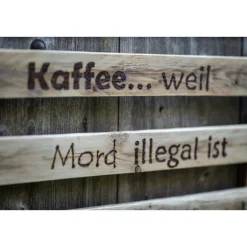 Wandregale^green4upcycle Tassenhänger aus Palettenholz, Kaffee... weil ... für Kaffeebar, Küche, Upcycling, Handgemacht