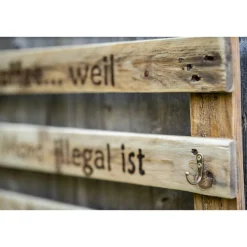 Wandregale^green4upcycle Tassenhänger aus Palettenholz, Kaffee... weil ... für Kaffeebar, Küche, Upcycling, Handgemacht