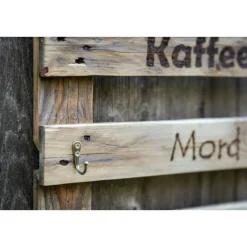 Wandregale^green4upcycle Tassenhänger aus Palettenholz, Kaffee... weil ... für Kaffeebar, Küche, Upcycling, Handgemacht