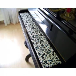 artistalista Tastenläufer für Klavier Keyboard Piano Leaves Farbwahl Längenwahl x Breite 15,5 cm