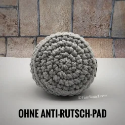 Best ViasHomeDecor Türstopper gehäkelt mit Schlaufe – auch als Fensterstopper oder Buchstütze