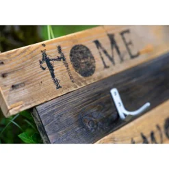 Online green4upcycle Wandgarderobe "Home sweet Home" aus Palettenholz upcycle Rustikal Altholz Garderobe Flurgarderobe Shabby Chic