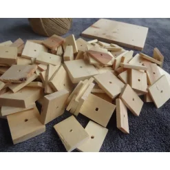 Clearance HimaZirb Zirbenmobile Bausatz – Natürliches Duftmobile aus unbehandeltem Zirbenholz zum selber bauen, Geschenkidee
